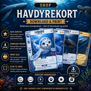Dyrekort - Havdyr