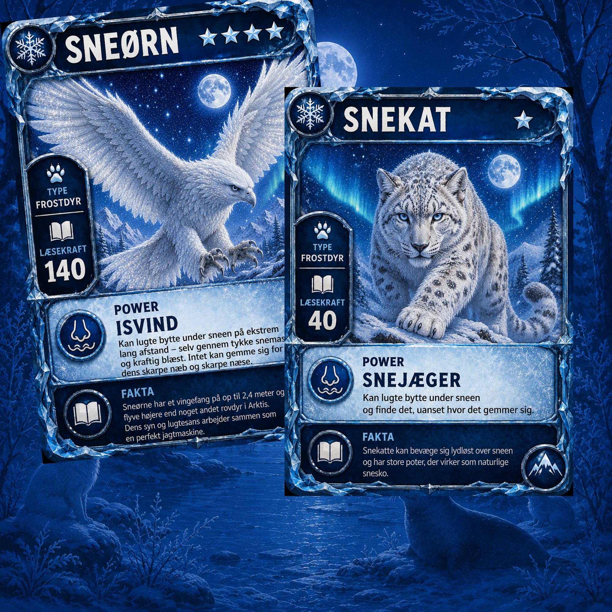 Samlekort frostdyr